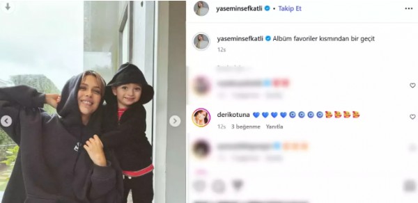 Gelininin paylaşımına Derya Tuna'dan yorum